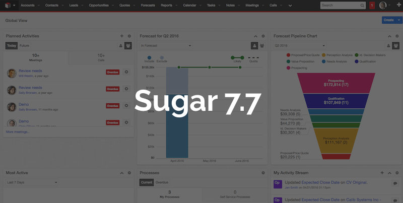 sugarcrm 7.7